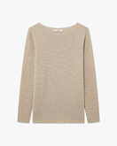 Maglia Scollo Barca Soffio - Beige