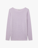 Maglia Scollo Barca Soffio - Lilla