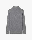 Soffio Mock Neck Pullover - Mittelgrau