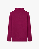 Soffio Mock Neck Pullover - Magenta
