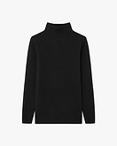 Soffio Mock Neck Pullover - Schwarz