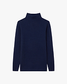 Soffio Mock Neck Pullover - Blau