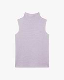 Soffio Mock Neck Top Pullover - Flieder