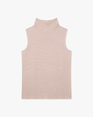 Soffio Mock Neck Top Pullover - Rosa