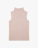 Soffio Mock Neck Top Pullover - Rosa