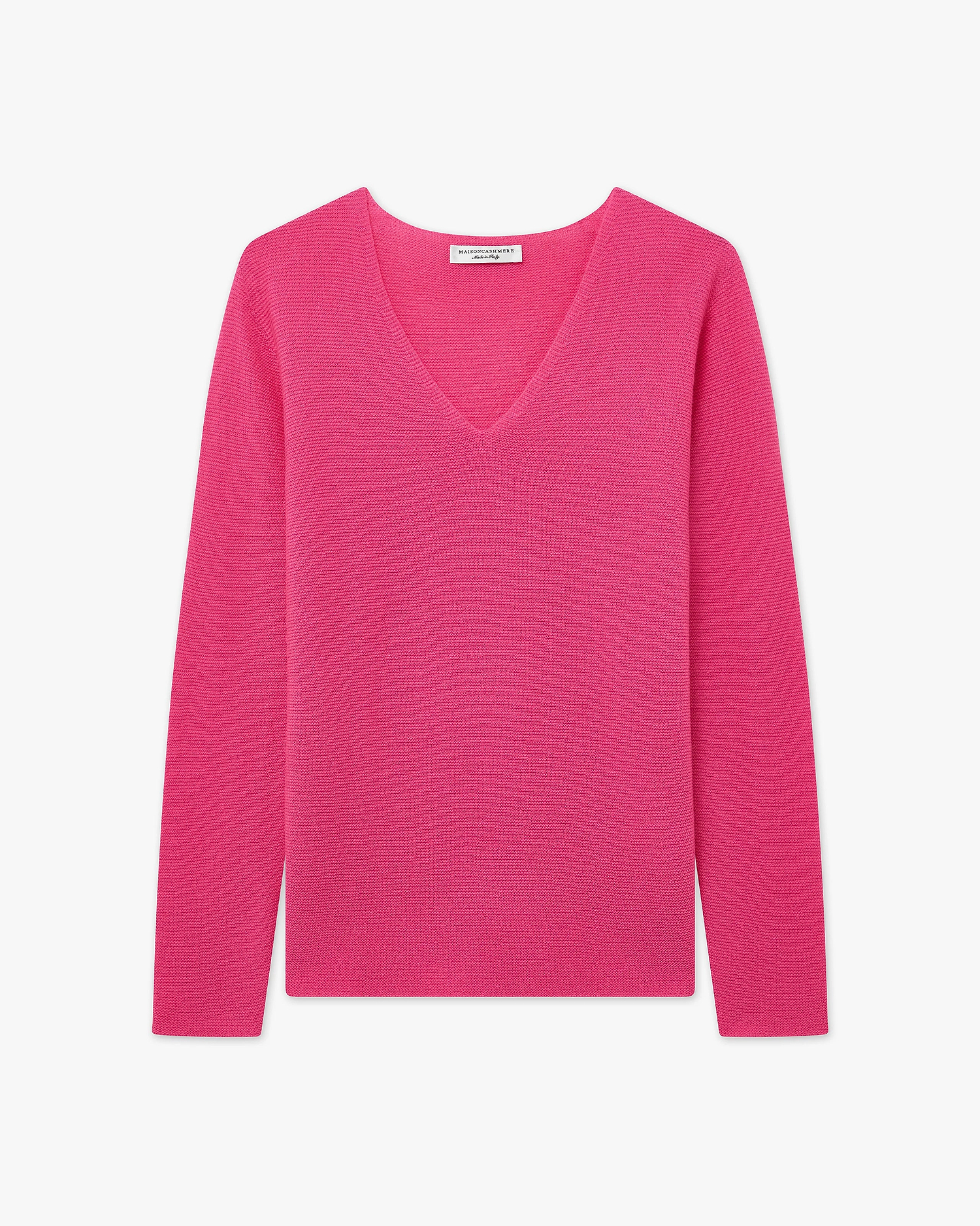 Women's Soffio V-Neck Sweater - Fuchsia Cashmere