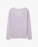 Pull Col V Soffio Femme - Lilas