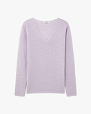Pull Col V Soffio Femme - Lilas