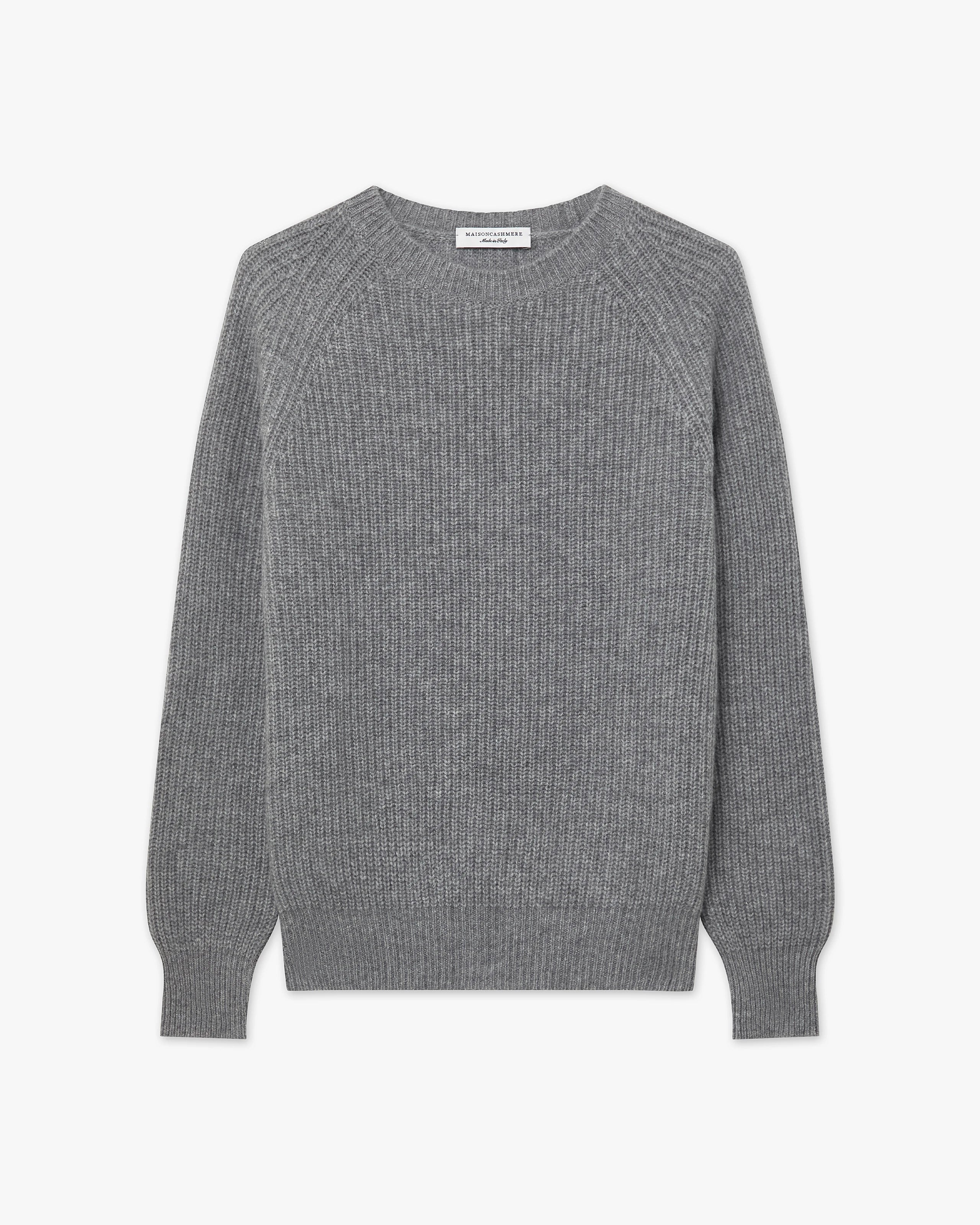 Women's Sorapis Crew Neck Sweater - Medium Grey Cashmere