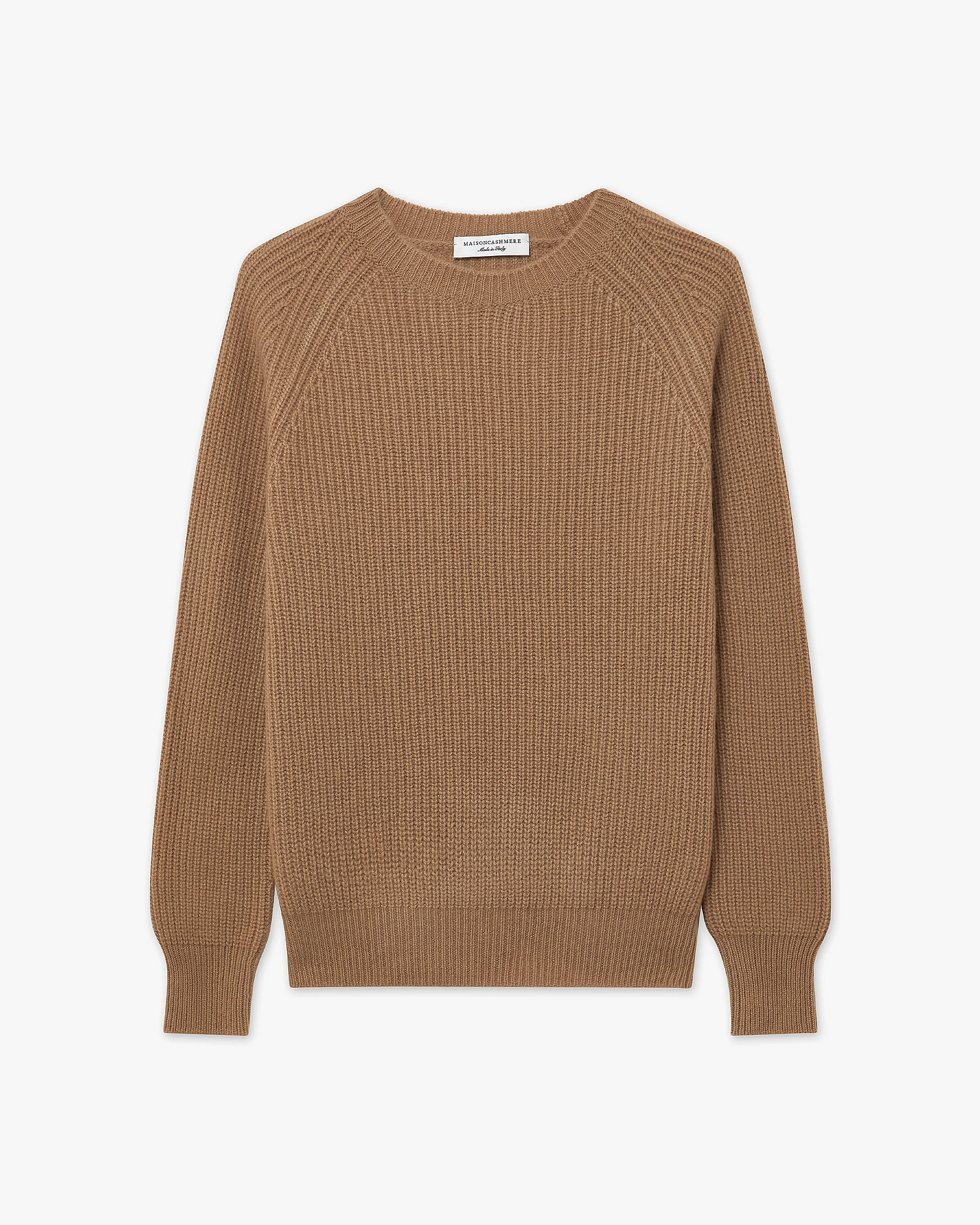 Women's Sorapis Crew Neck Sweater - Camel Cashmere