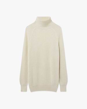 Pull Col Montant Sorapis - Écru