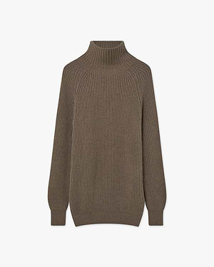 Pull Col Montant Sorapis - Brun