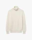 Pull Col Roulé Sorapis Femme - Écru