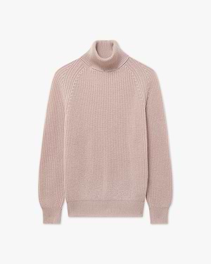 Pull Col Roulé Sorapis Femme - Rose
