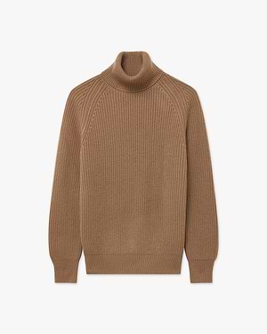 Pull Col Roulé Sorapis Femme - Camel