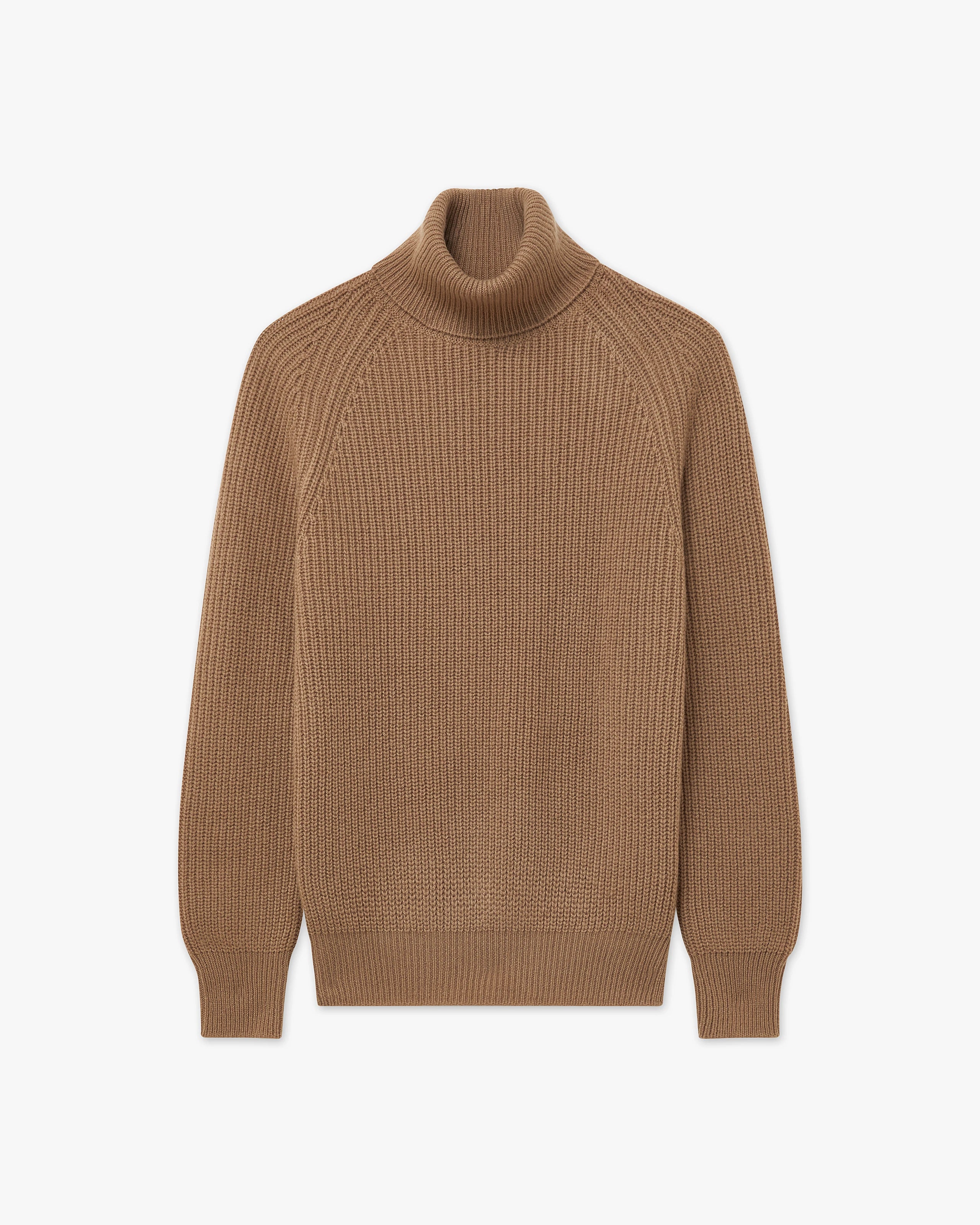 Women's Sorapis Turtleneck Sweater - Camel Cashmere