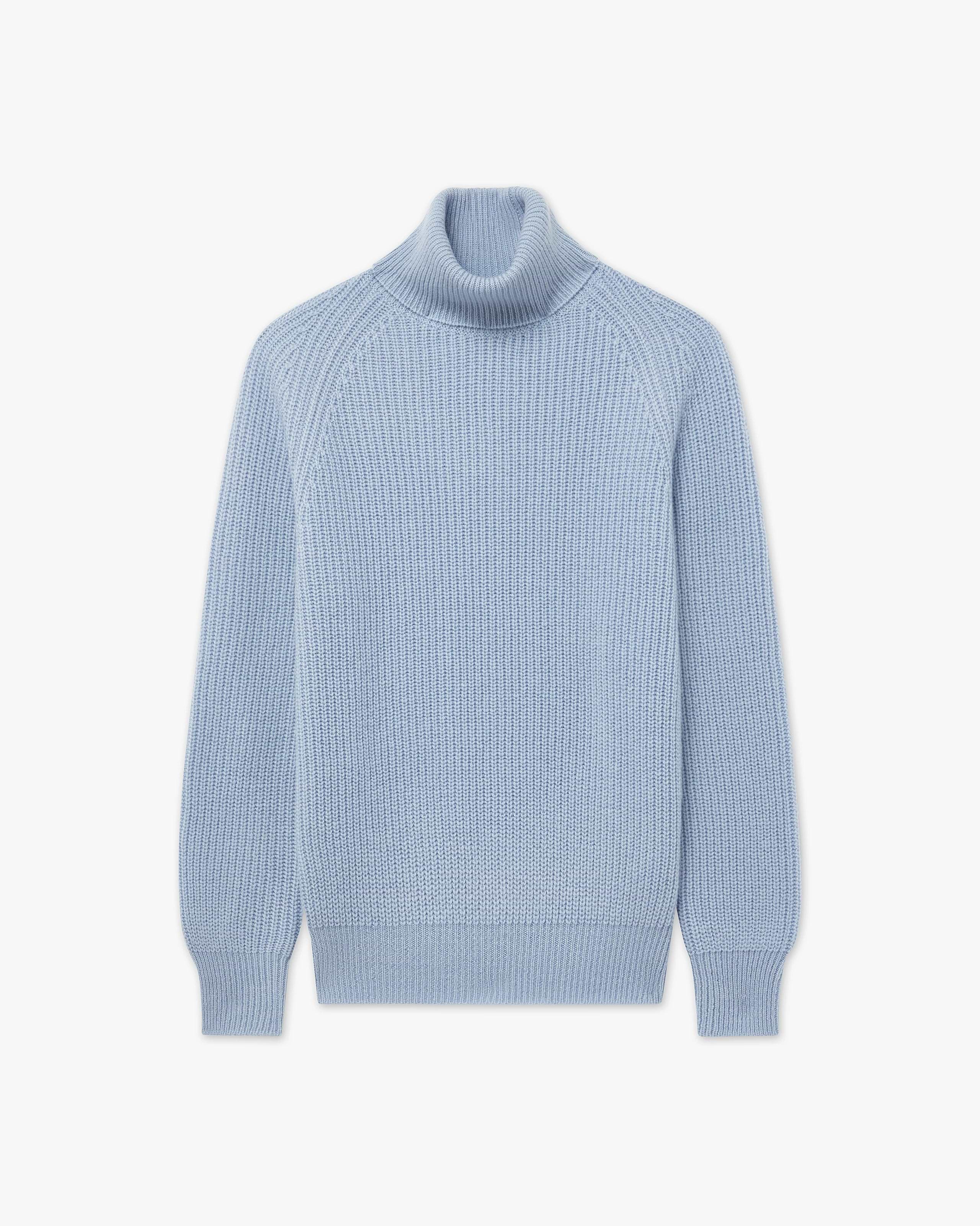 Women's Sorapis Cashmere Turtleneck Sweater - Light Blue Women's Sorapis Cashmere Turtleneck Sweater - Light Blue