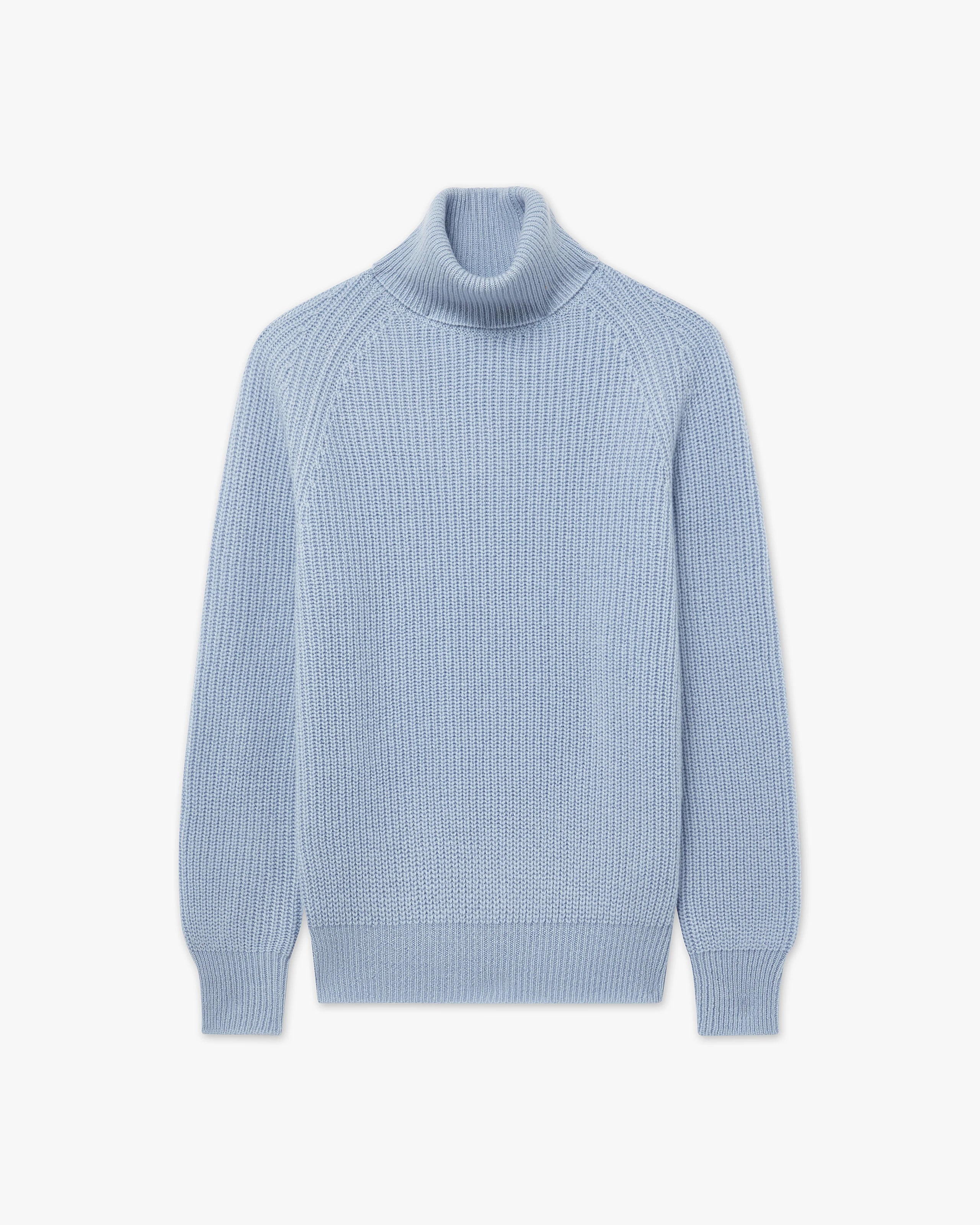Women's Sorapis Turtleneck Sweater - Light Blue Cashmere