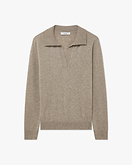 Stresa Polo-Strickpullover Damen - Taupe
