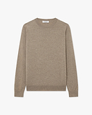Tribeca Rundhalspullover Damen - Taupe