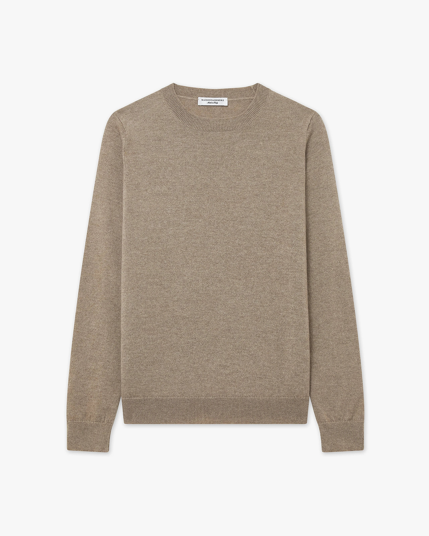 Women's Tribeca Crew Neck Sweater - Taupe Cashmere