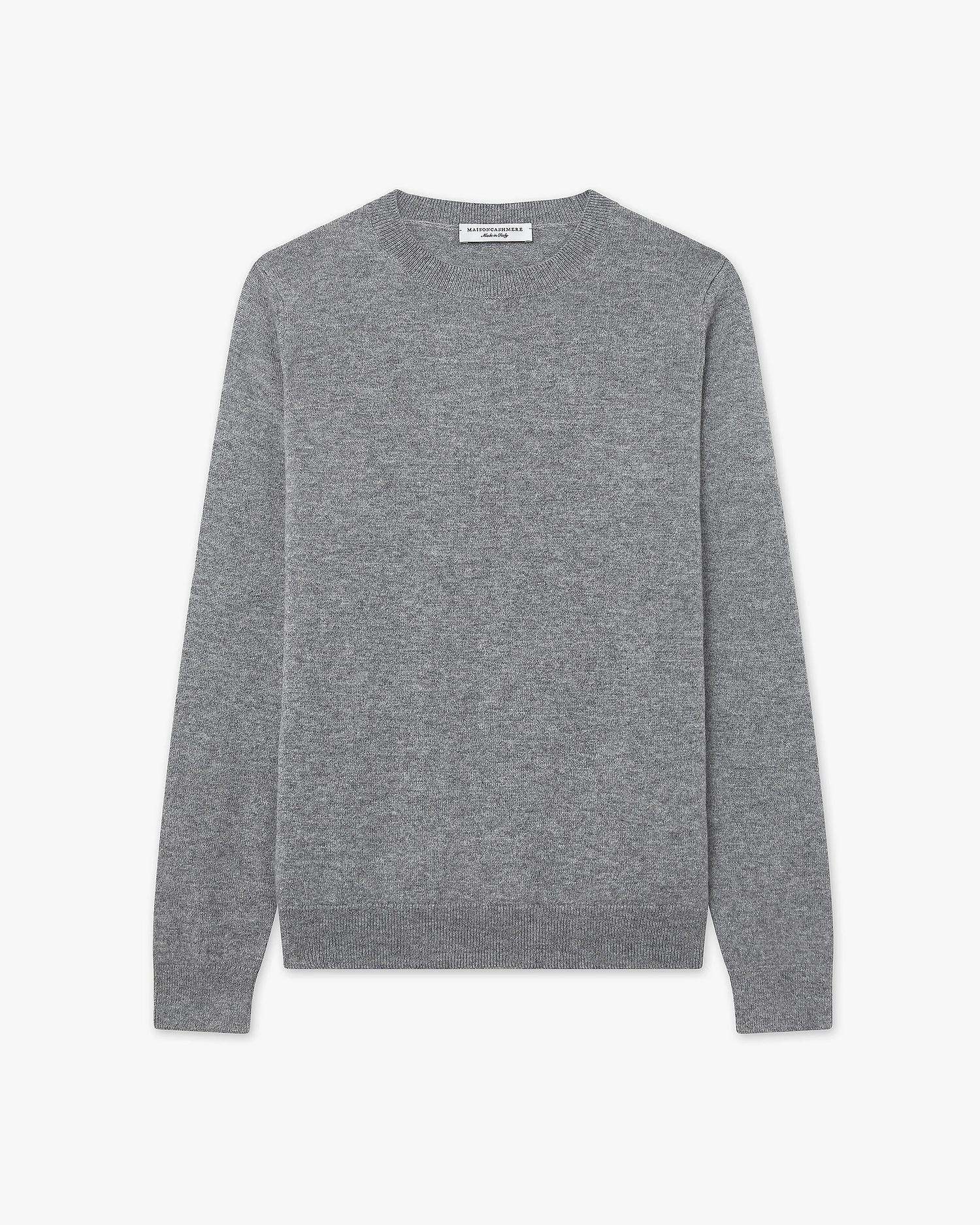 Women's Tribeca Crew Neck Sweater - Medium Grey Cashmere