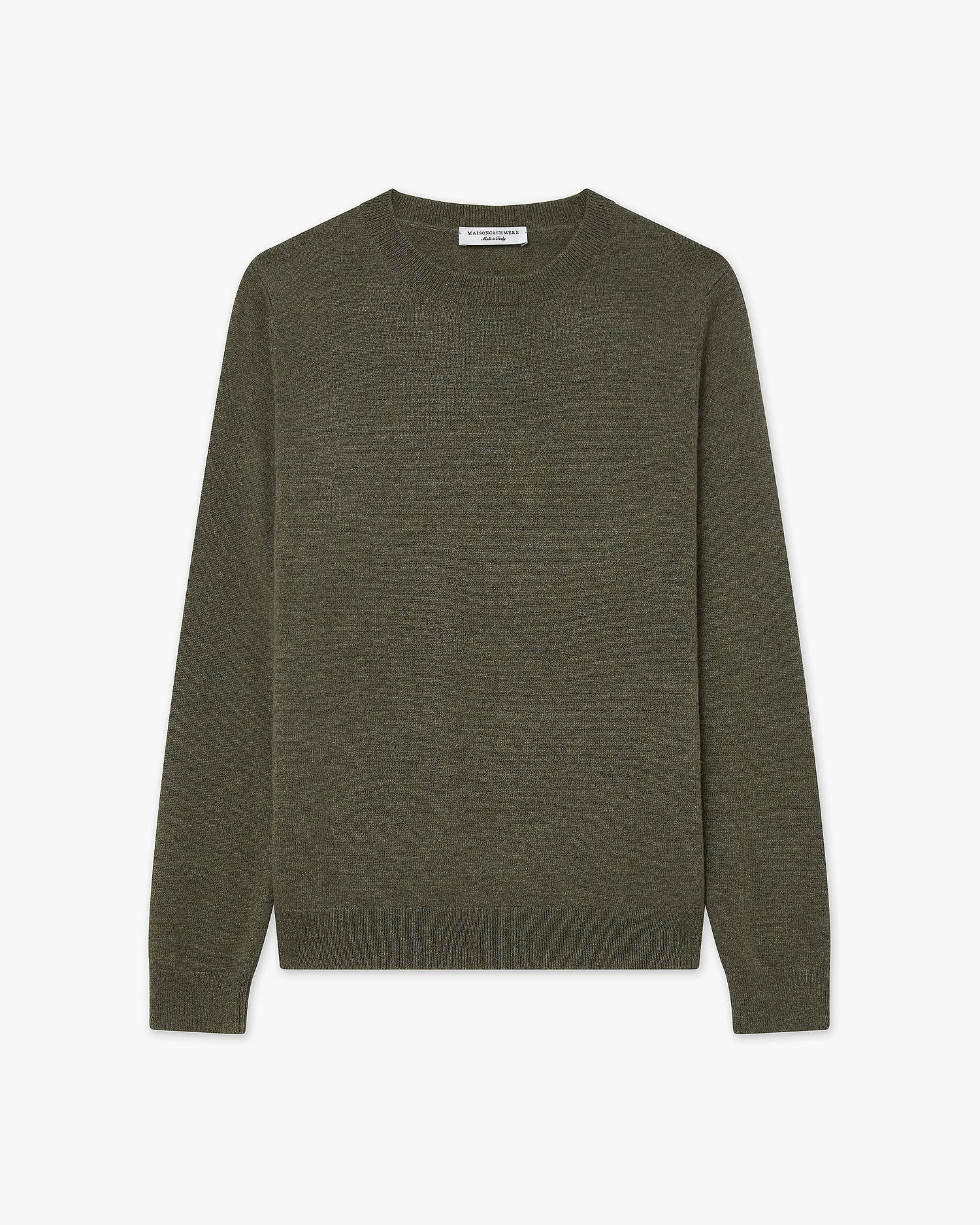 Women's Tribeca Crew Neck Sweater - Green Cashmere