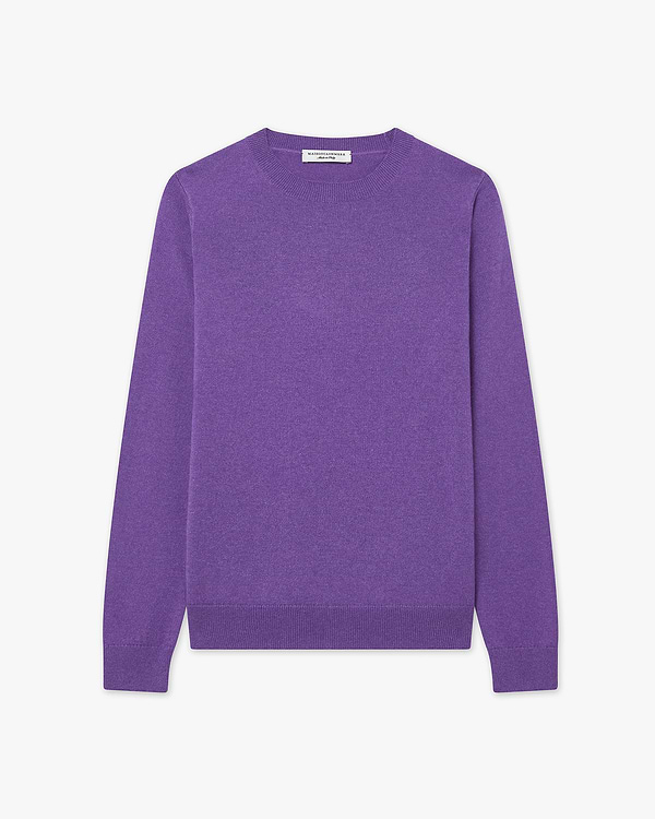 Tribeca Rundhalspullover Damen - Violett