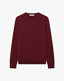 Tribeca Rundhalspullover Damen - Bordeaux