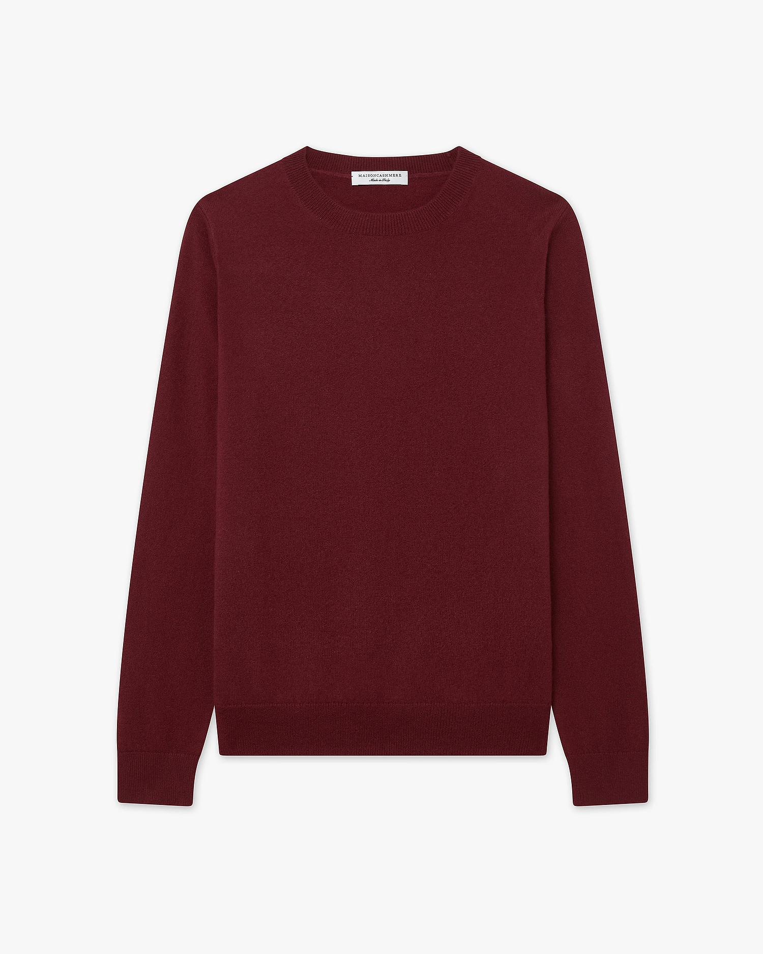 Women's Tribeca Crew Neck Sweater - Bordeaux Cashmere