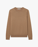 Tribeca Rundhalspullover Damen - Camel