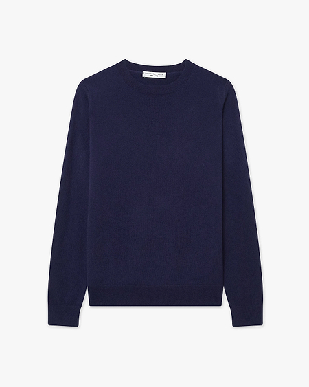 Women's Tribeca Crew Neck Sweater - Blue Cashmere