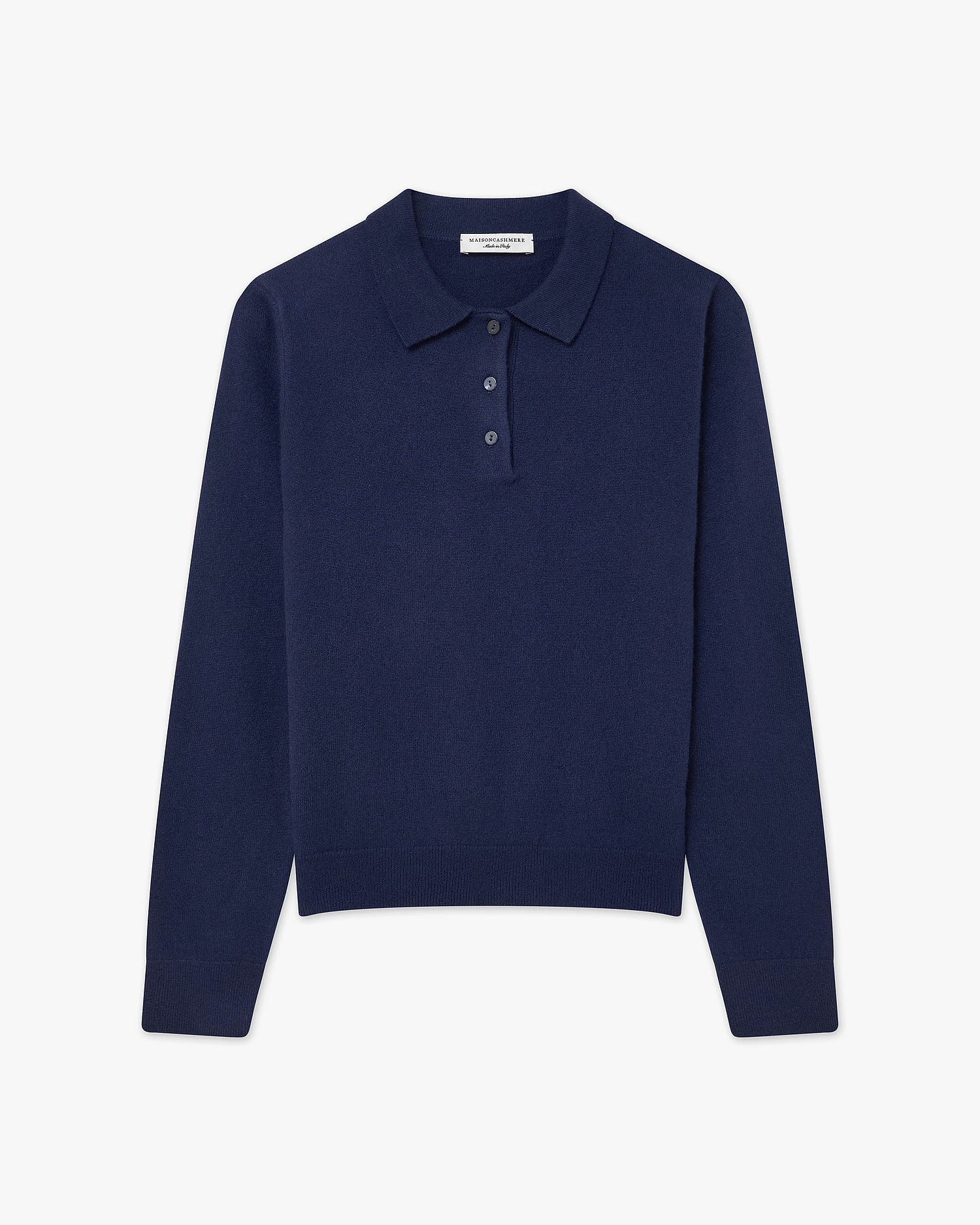 Women's Tribeca Polo Sweater - Blue Cashmere