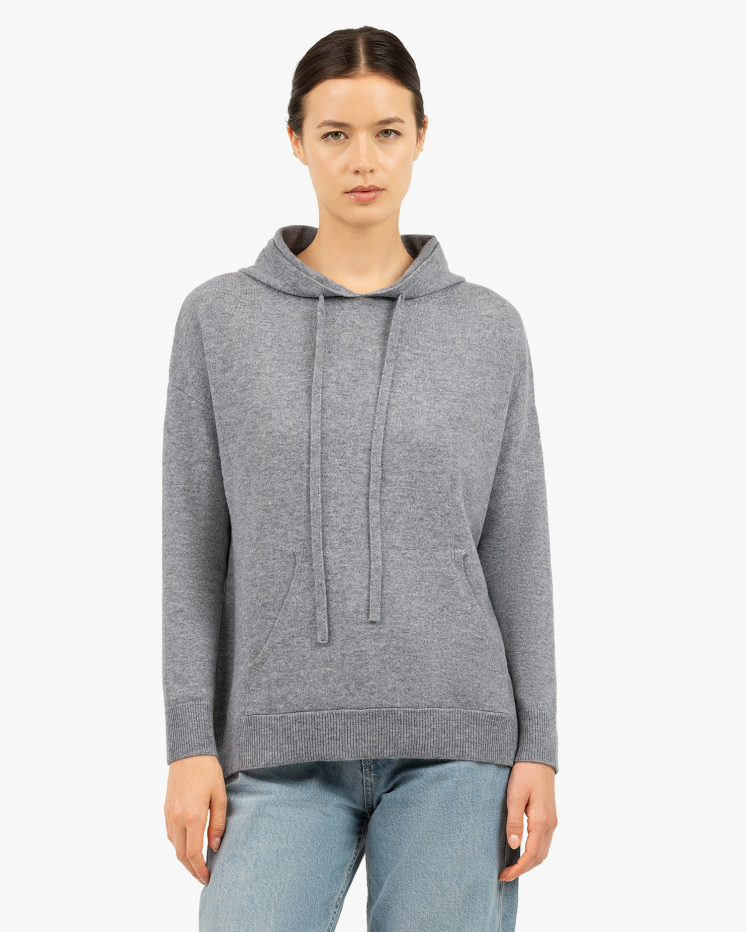 Women's Velia Maxi Hoodie - Medium Grey Cashmere