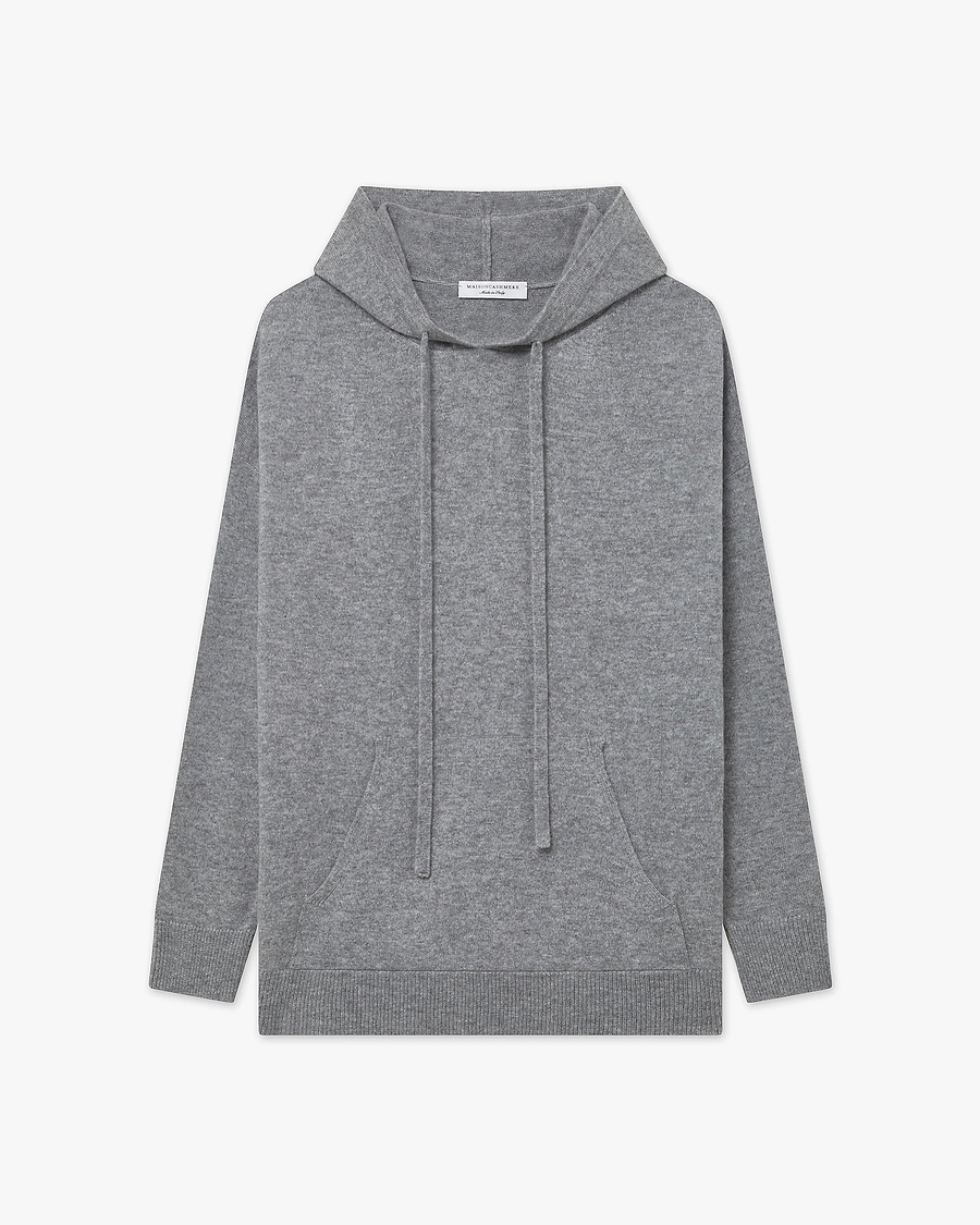 Women's Velia Maxi Hoodie - Medium Grey Cashmere