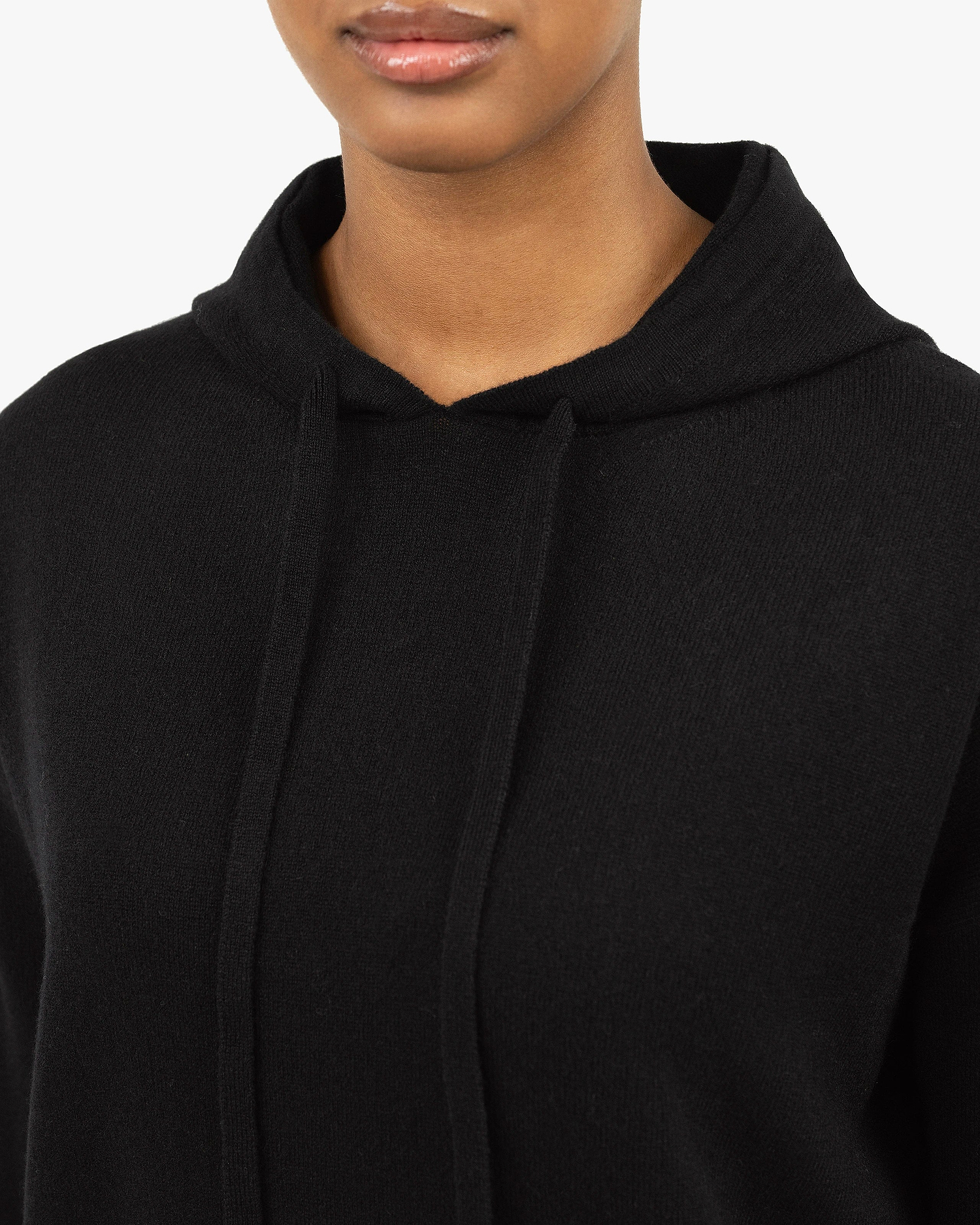 Women's Velia Maxi Hoodie - Black Cashmere