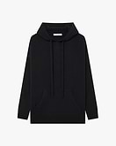 Velia Oversized Kapuzenpullover Damen - Schwarz