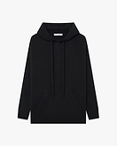 Velia Oversized Kapuzenpullover Damen - Schwarz