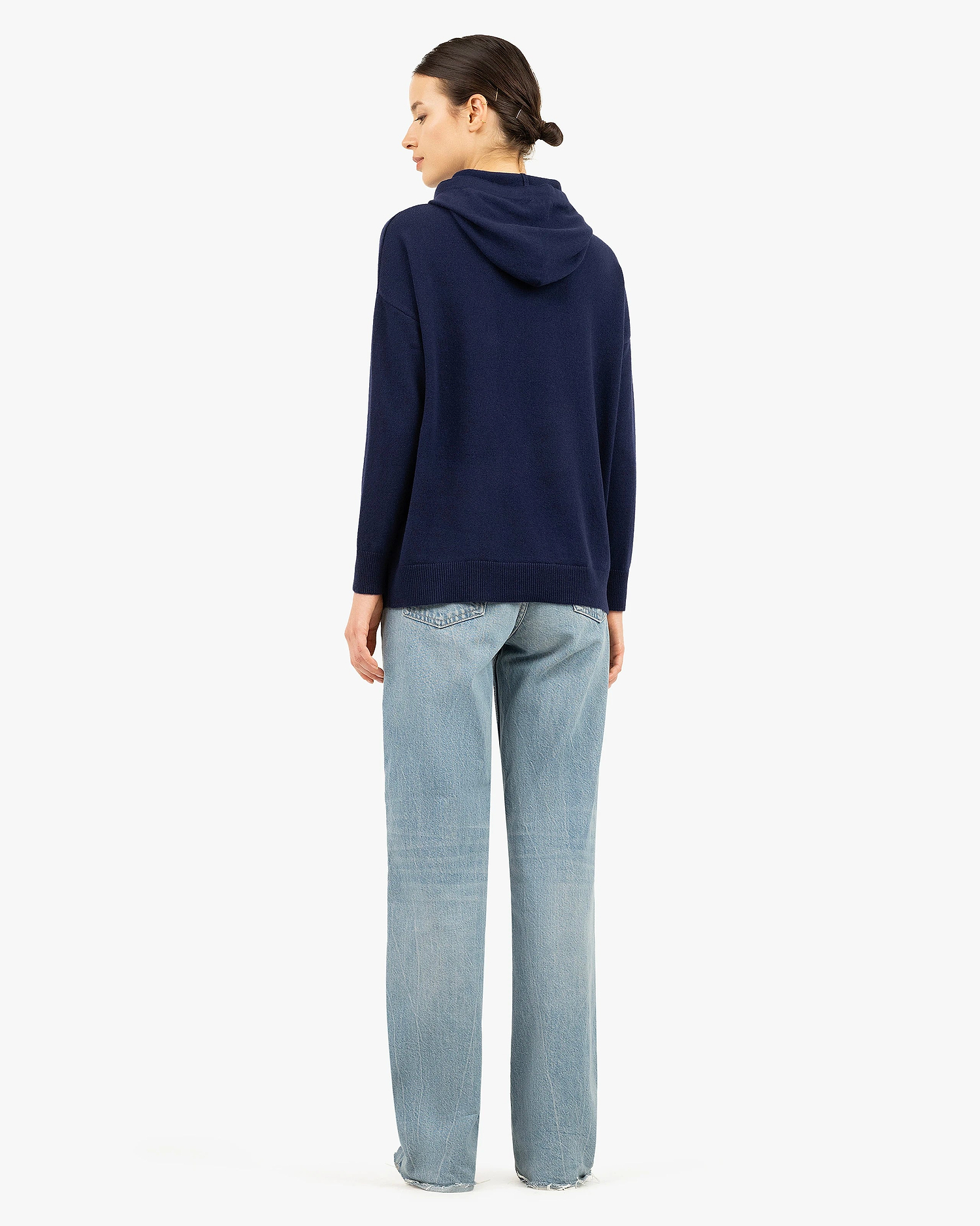 Women's Velia Maxi Hoodie - Blue Cashmere