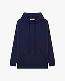 Velia Oversized Kapuzenpullover Damen - Blau