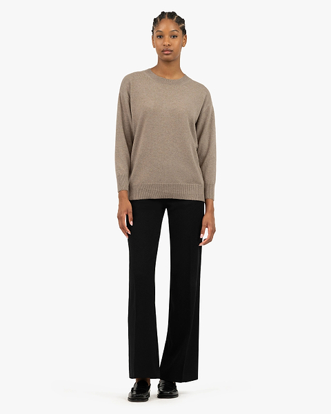 Velia Maxi Sweater - Taupe Cashmere