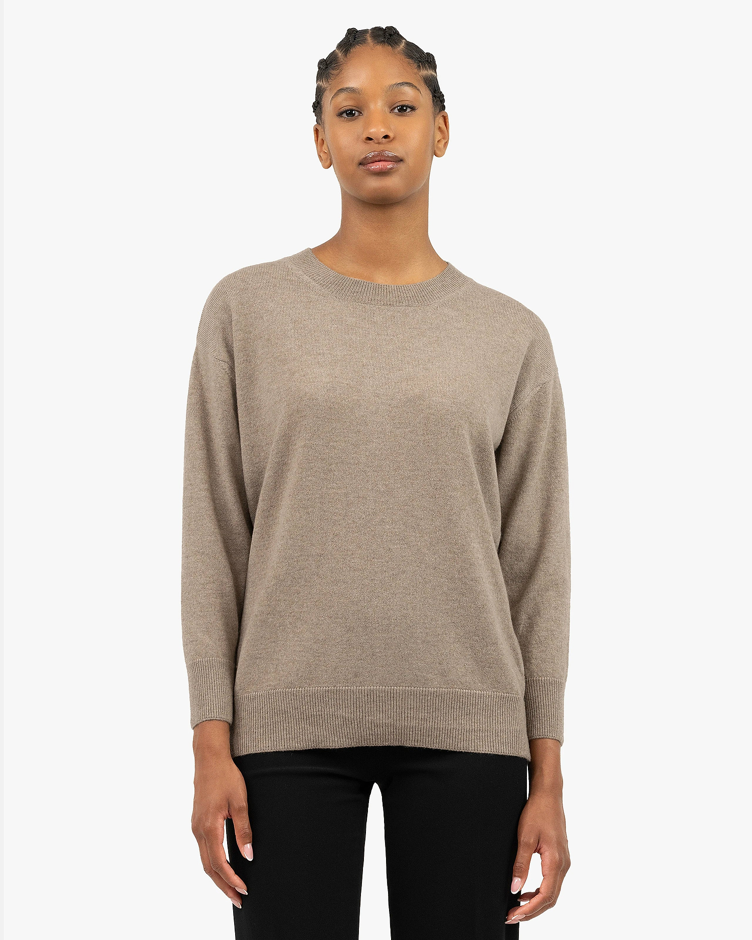 Velia Maxi Sweater - Taupe Cashmere