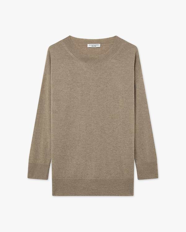 Velia Oversized Pullover - Taupe