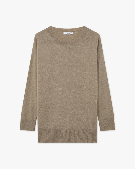 Velia Maxi Sweater - Taupe Cashmere