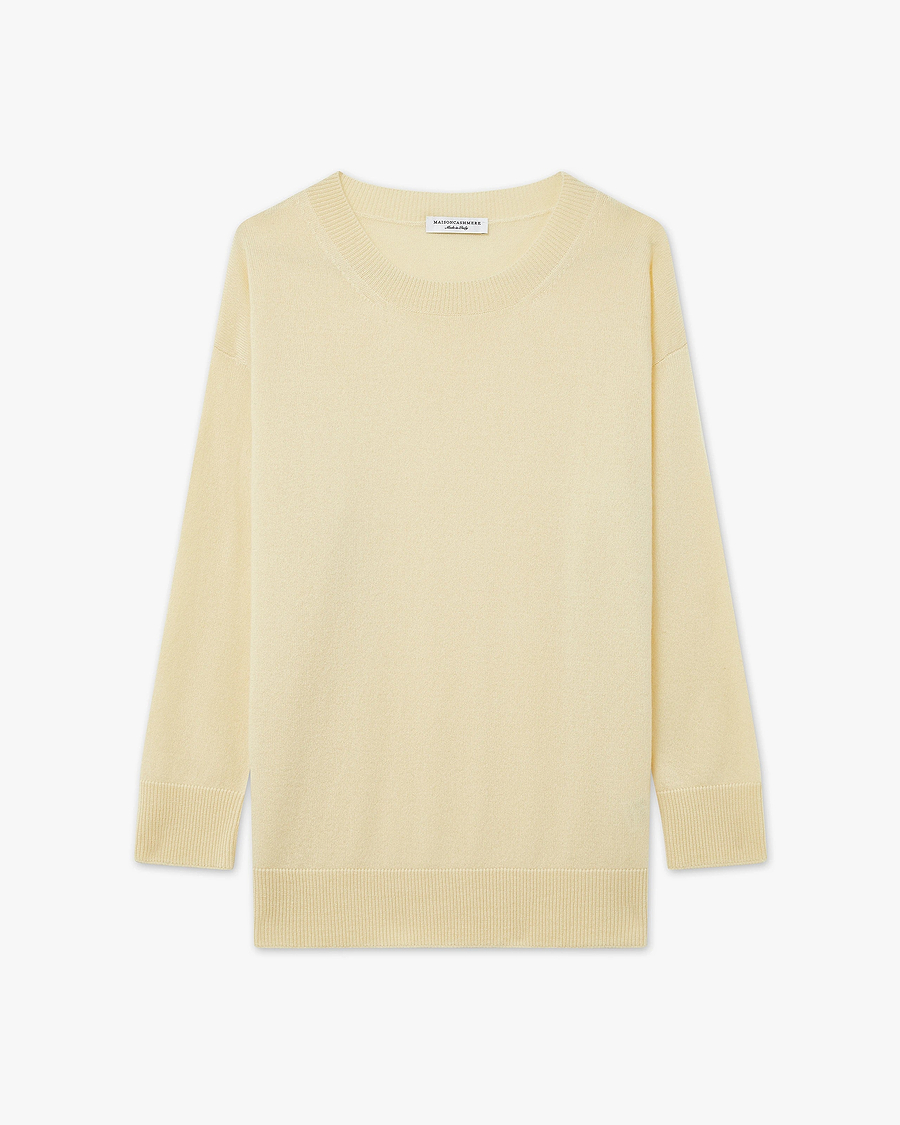 Velia Maxi Sweater - Yellow Cashmere