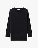 Velia Oversized Pullover - Schwarz