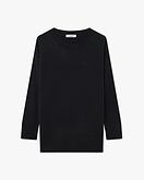 Velia Oversized Pullover - Schwarz