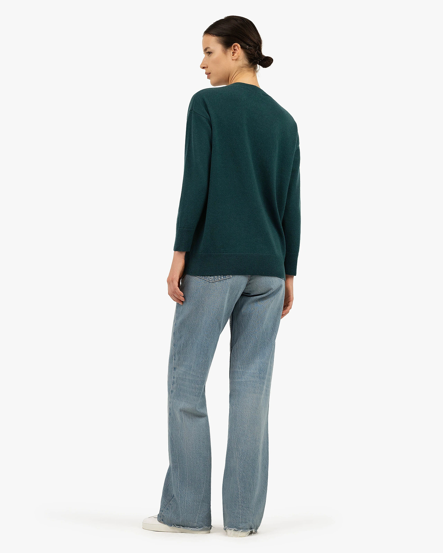 Velia Maxi Sweater - Green Cashmere
