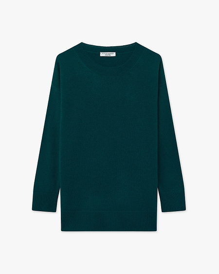 Velia Maxi Sweater - Green Cashmere