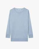 Velia Oversized Pullover - Hellblau